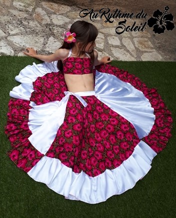 Tenue traditionnelle de sega mauricien pro neuve a vendre Au rythme du soleil