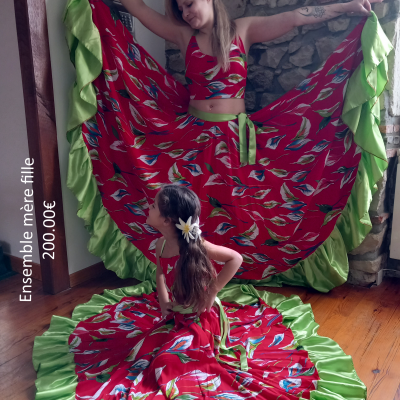 Duo Mere Fille Rouge T P